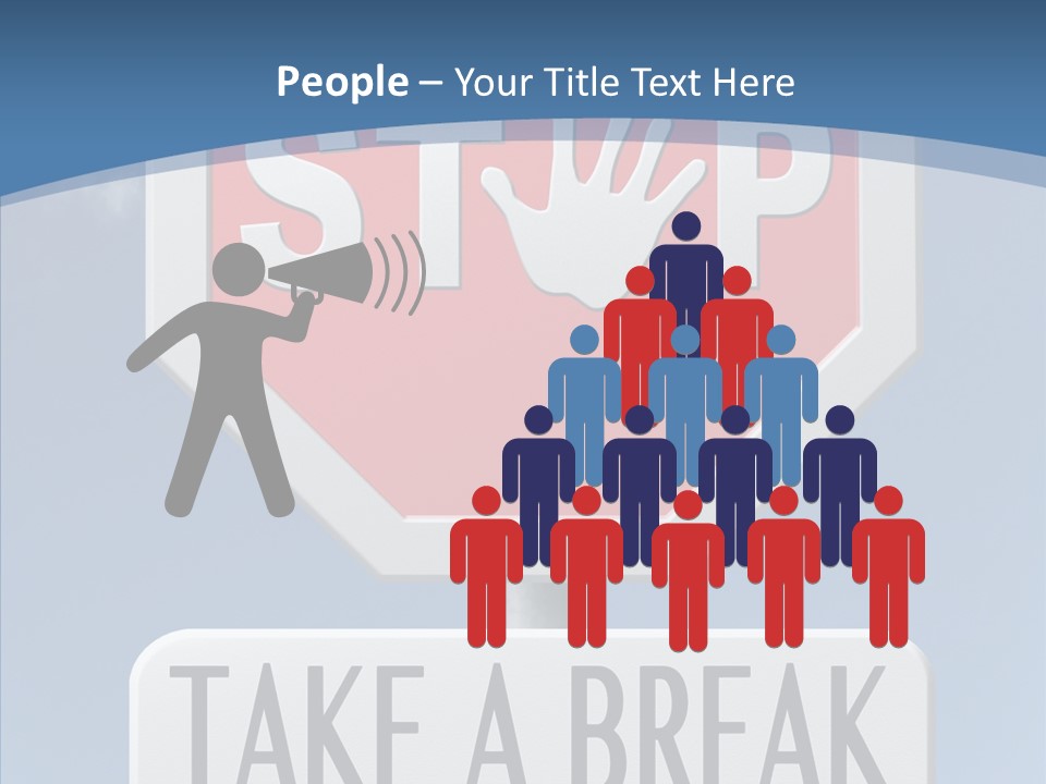 Assistance Closeup Help PowerPoint Template