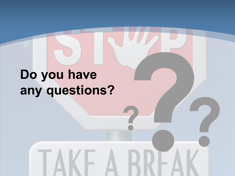 Assistance Closeup Help PowerPoint Template