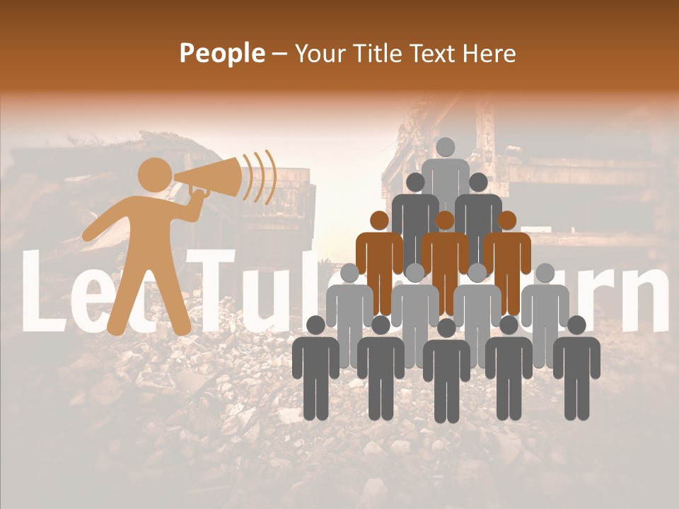 Caregiver Old Background PowerPoint Template