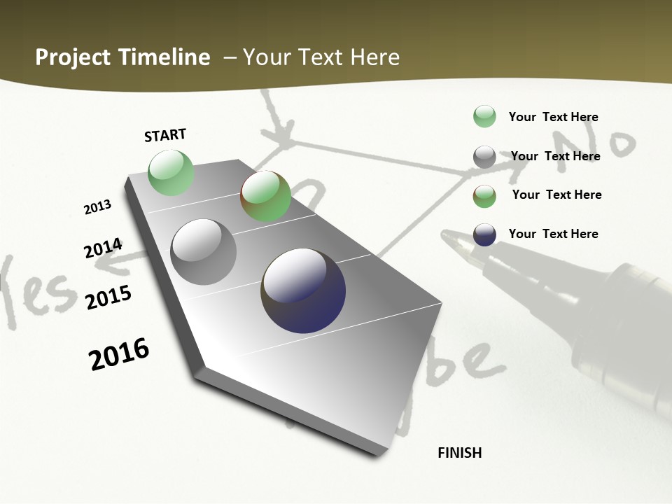 Togetherness Care Hand PowerPoint Template
