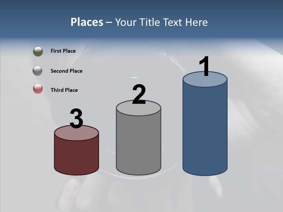 Assistance Finger White Background PowerPoint Template