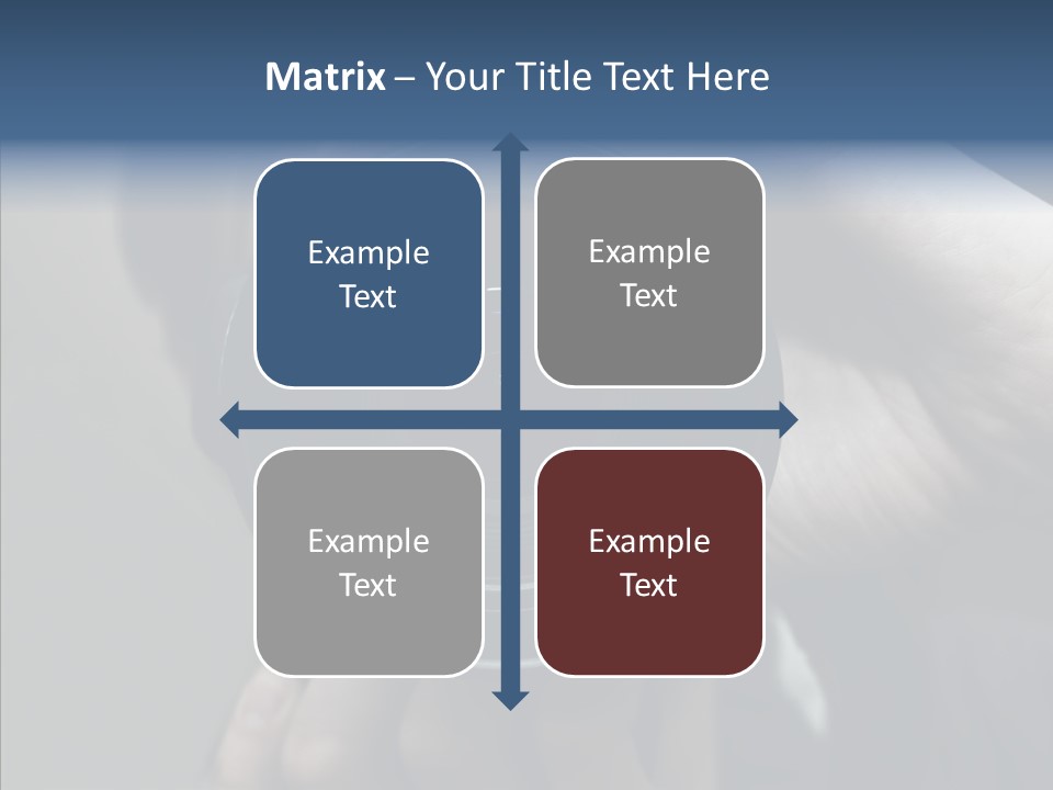 Assistance Finger White Background PowerPoint Template