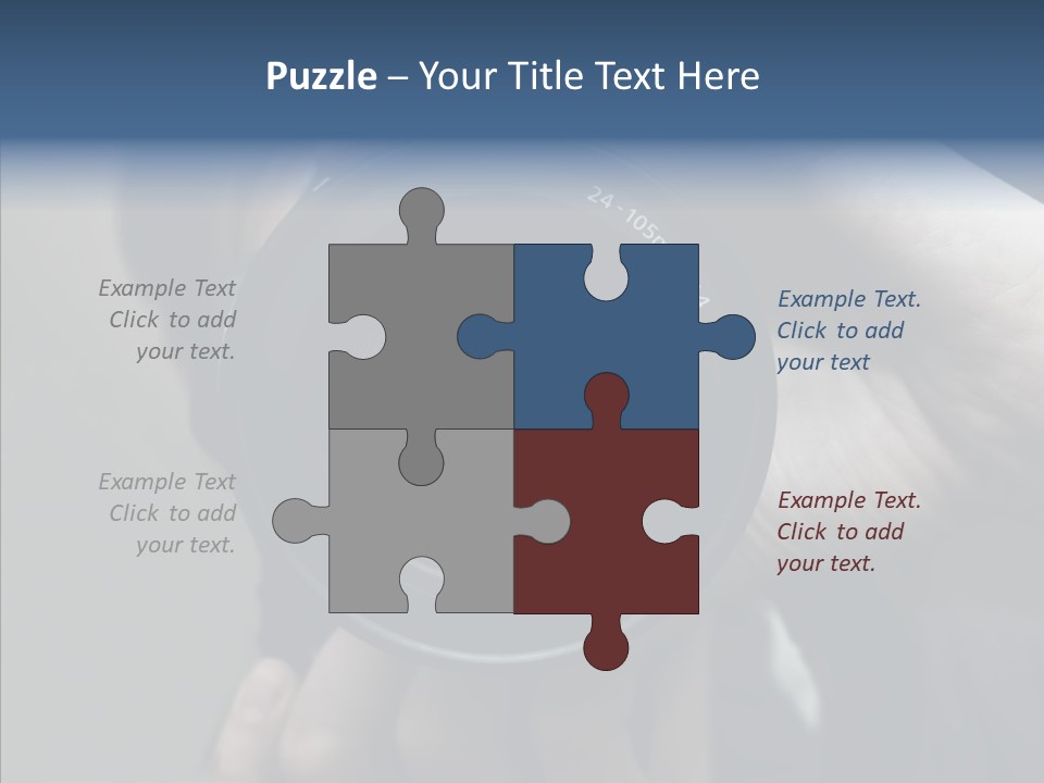 Assistance Finger White Background PowerPoint Template