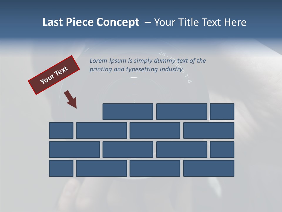 Assistance Finger White Background PowerPoint Template