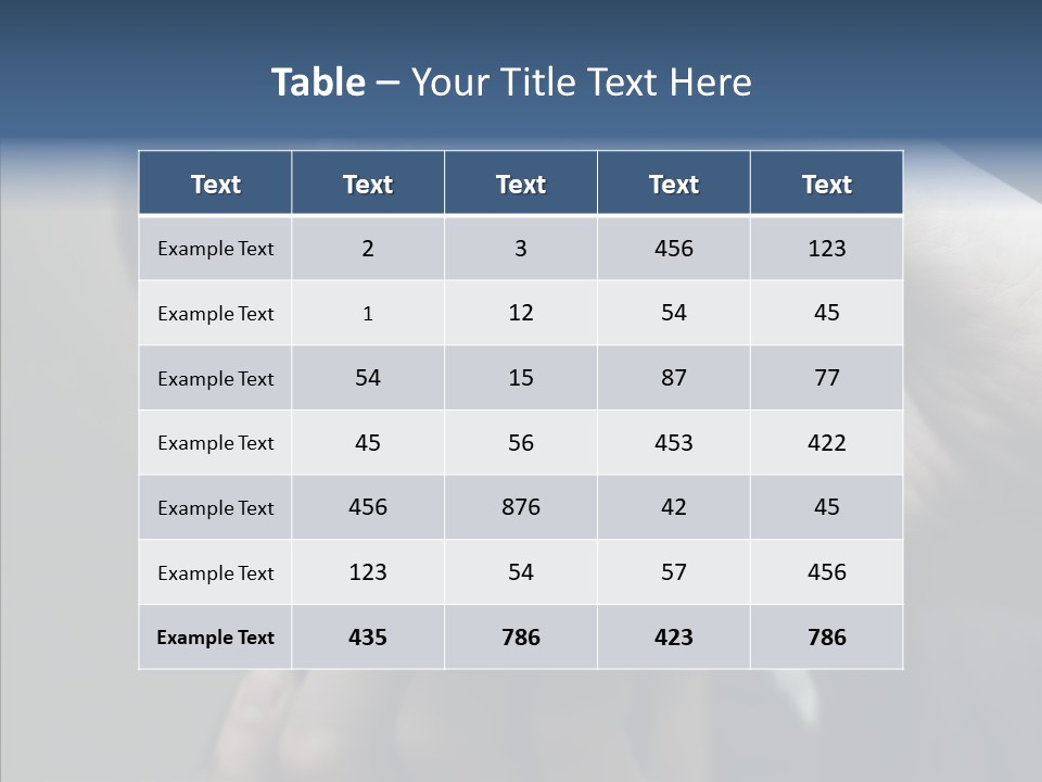 Assistance Finger White Background PowerPoint Template