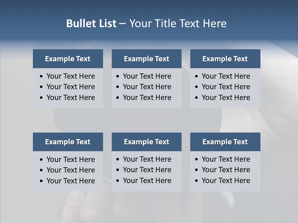 Assistance Finger White Background PowerPoint Template