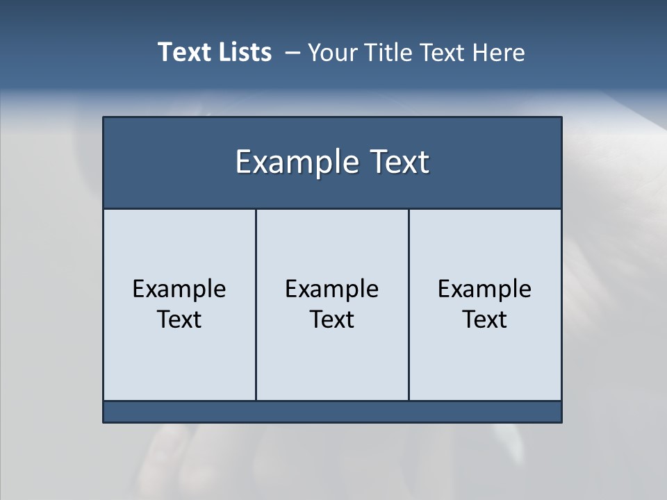 Assistance Finger White Background PowerPoint Template