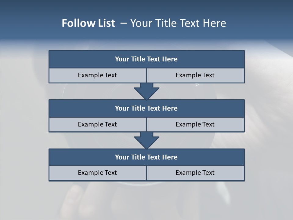 Assistance Finger White Background PowerPoint Template