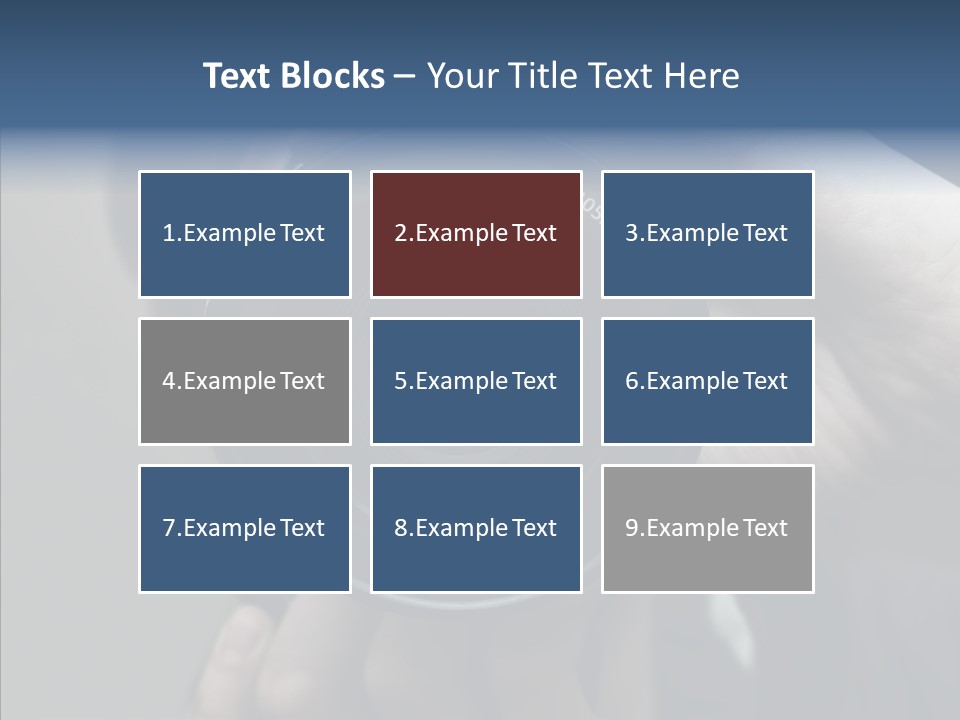 Assistance Finger White Background PowerPoint Template