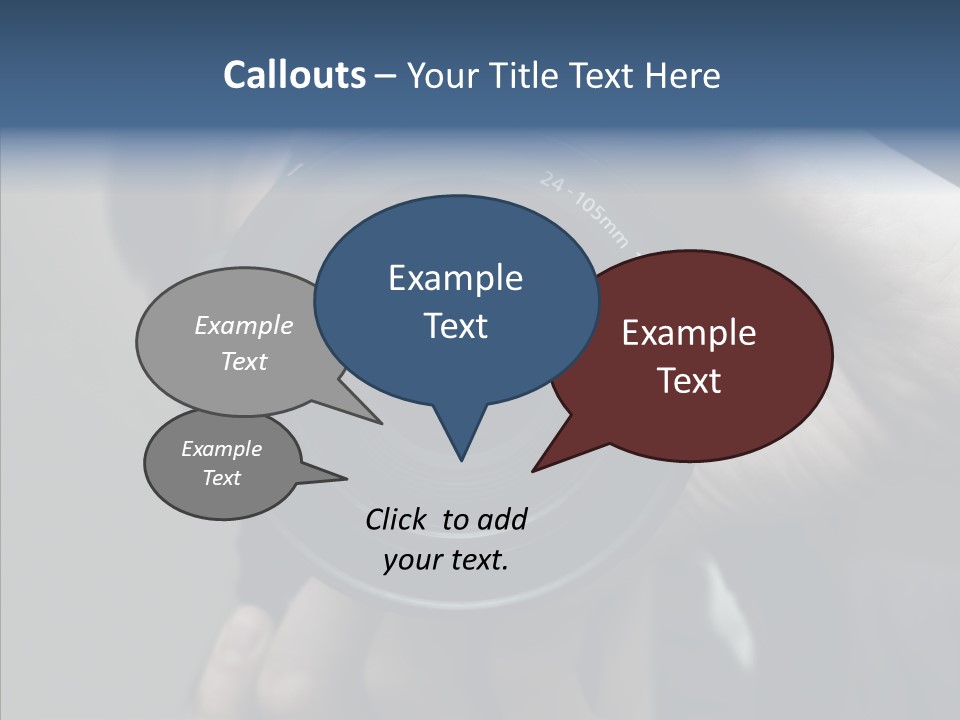 Assistance Finger White Background PowerPoint Template