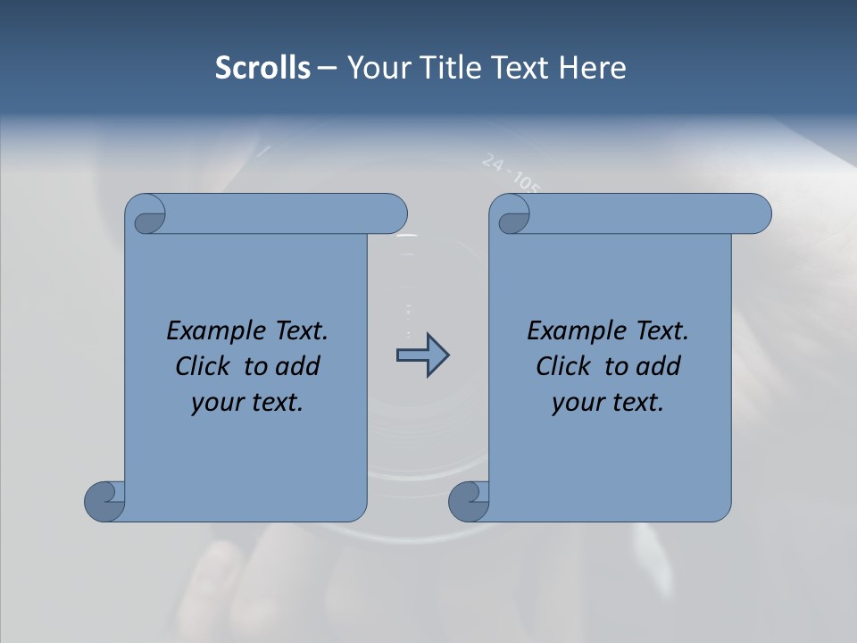 Assistance Finger White Background PowerPoint Template