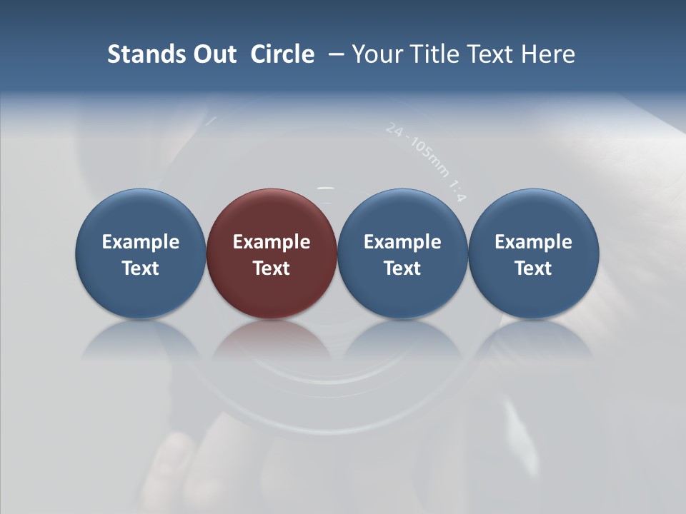 Assistance Finger White Background PowerPoint Template