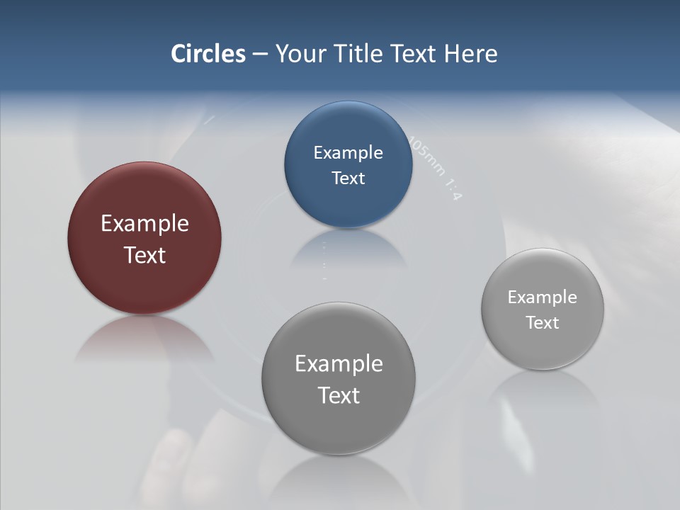 Assistance Finger White Background PowerPoint Template