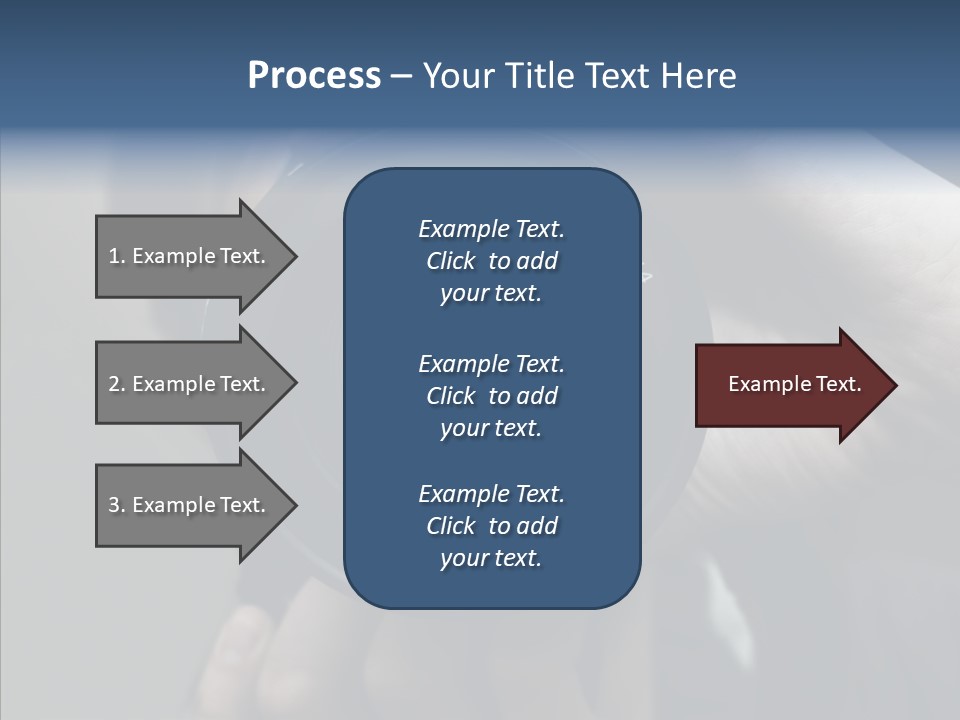 Assistance Finger White Background PowerPoint Template