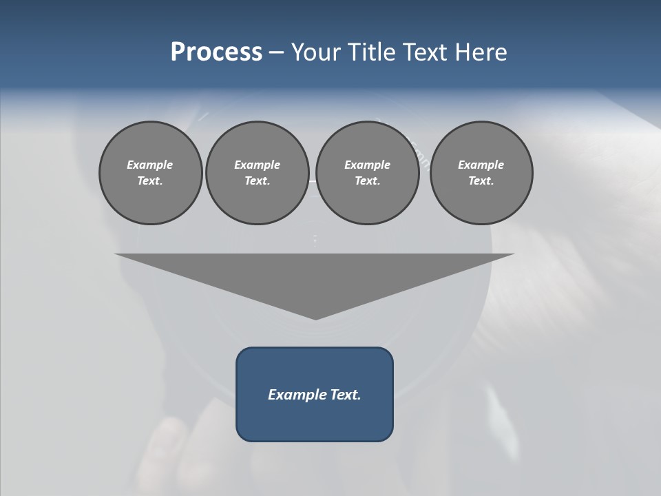 Assistance Finger White Background PowerPoint Template