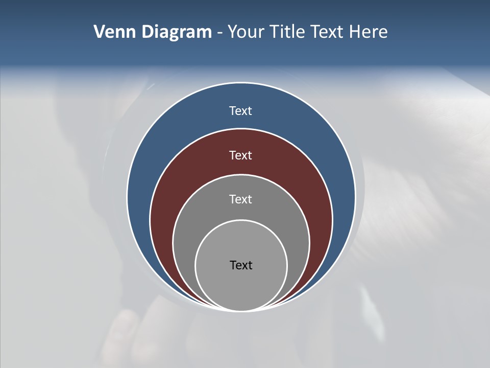 Assistance Finger White Background PowerPoint Template