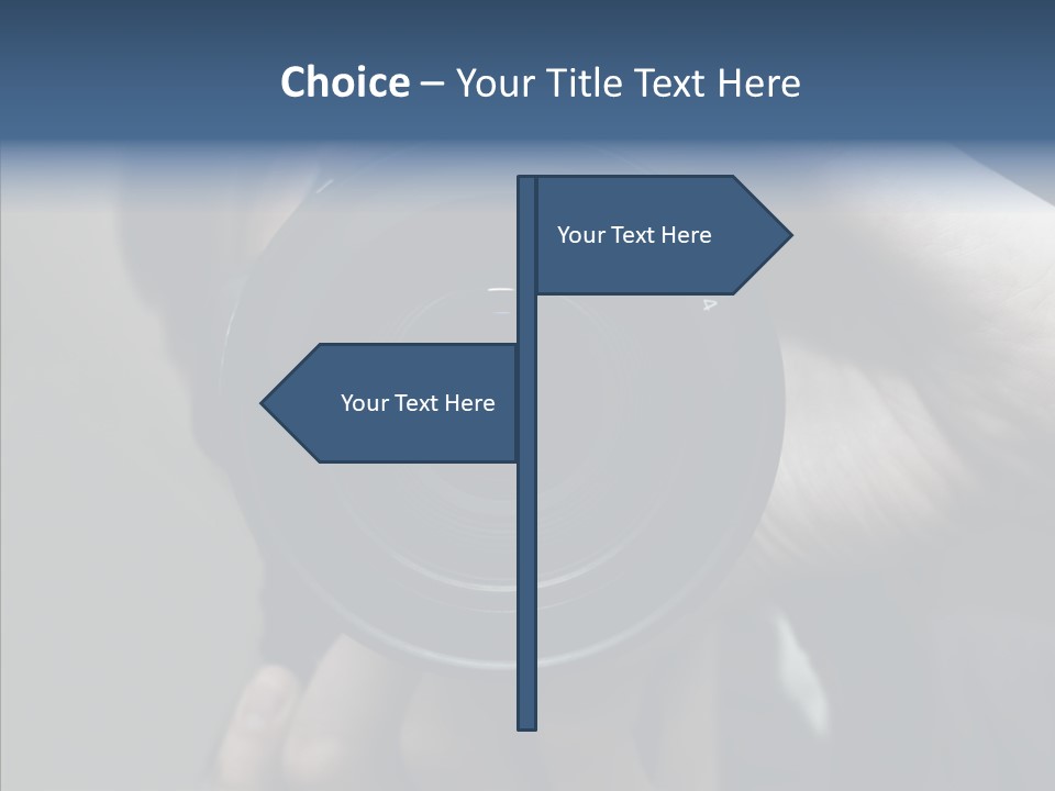 Assistance Finger White Background PowerPoint Template