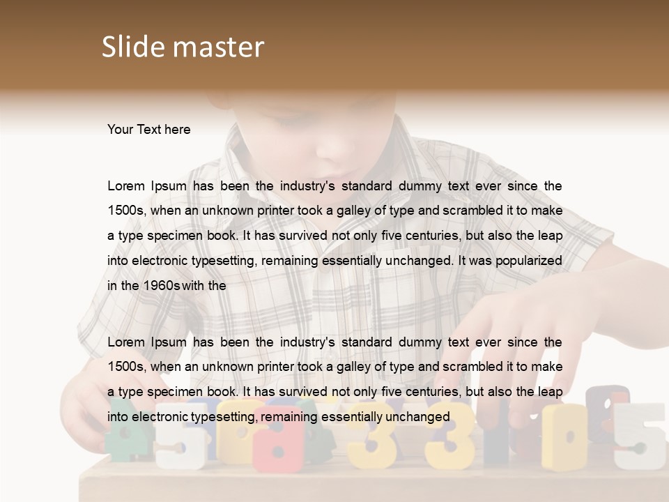 White Senior Two PowerPoint Template