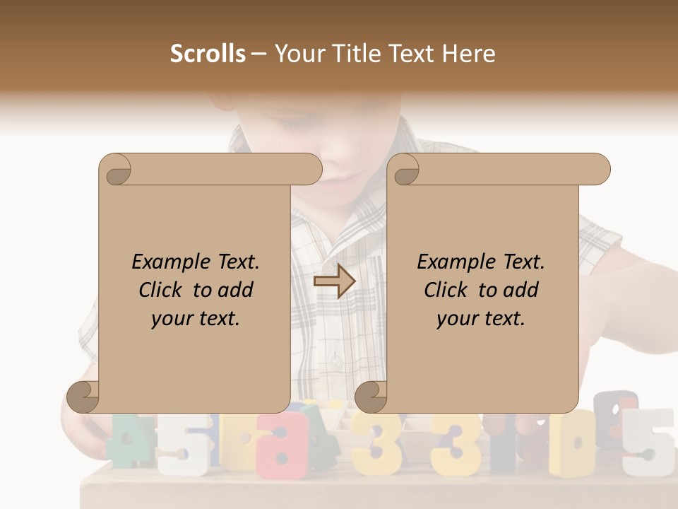 White Senior Two PowerPoint Template