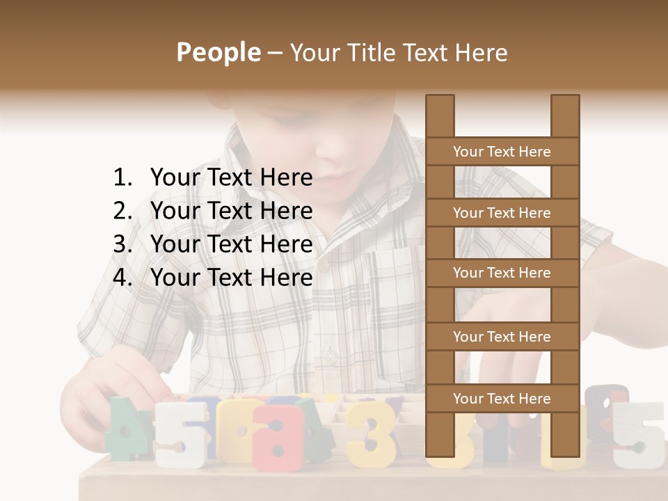 White Senior Two PowerPoint Template