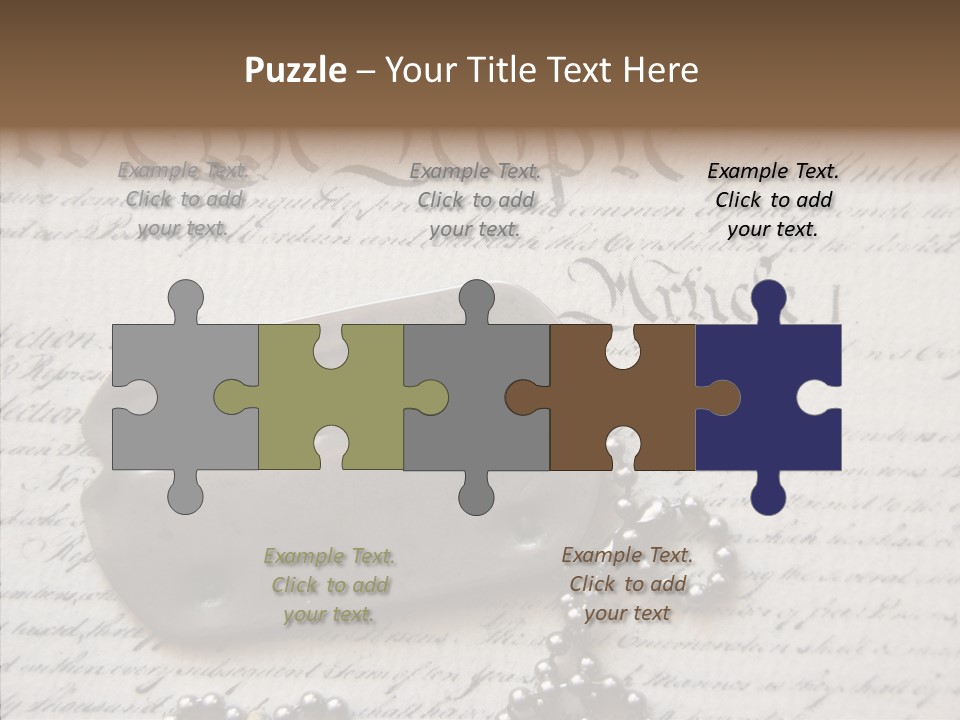 Helping Hand Grandmother Human PowerPoint Template