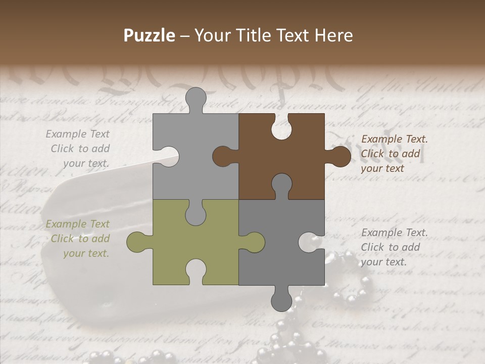 Helping Hand Grandmother Human PowerPoint Template