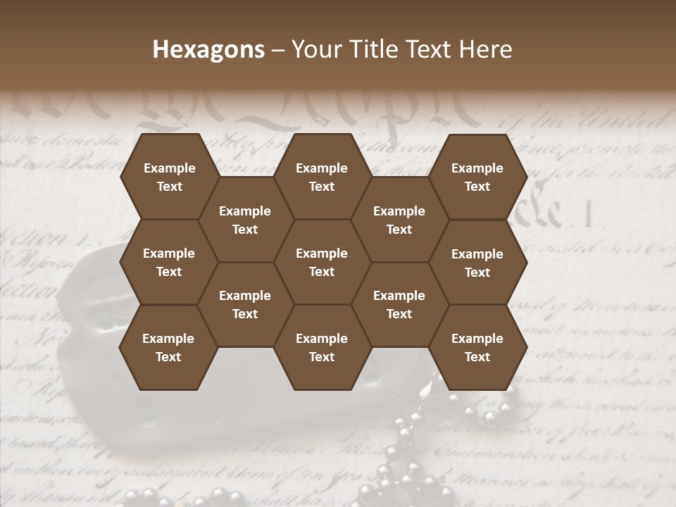 Helping Hand Grandmother Human PowerPoint Template