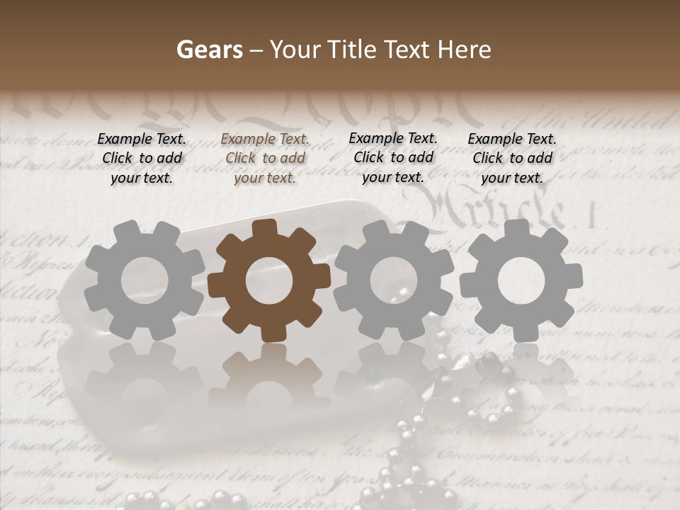 Helping Hand Grandmother Human PowerPoint Template