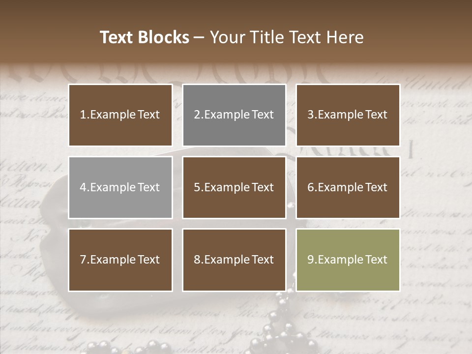 Helping Hand Grandmother Human PowerPoint Template