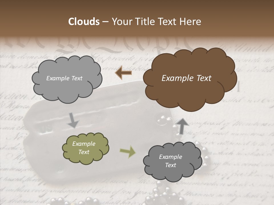 Helping Hand Grandmother Human PowerPoint Template