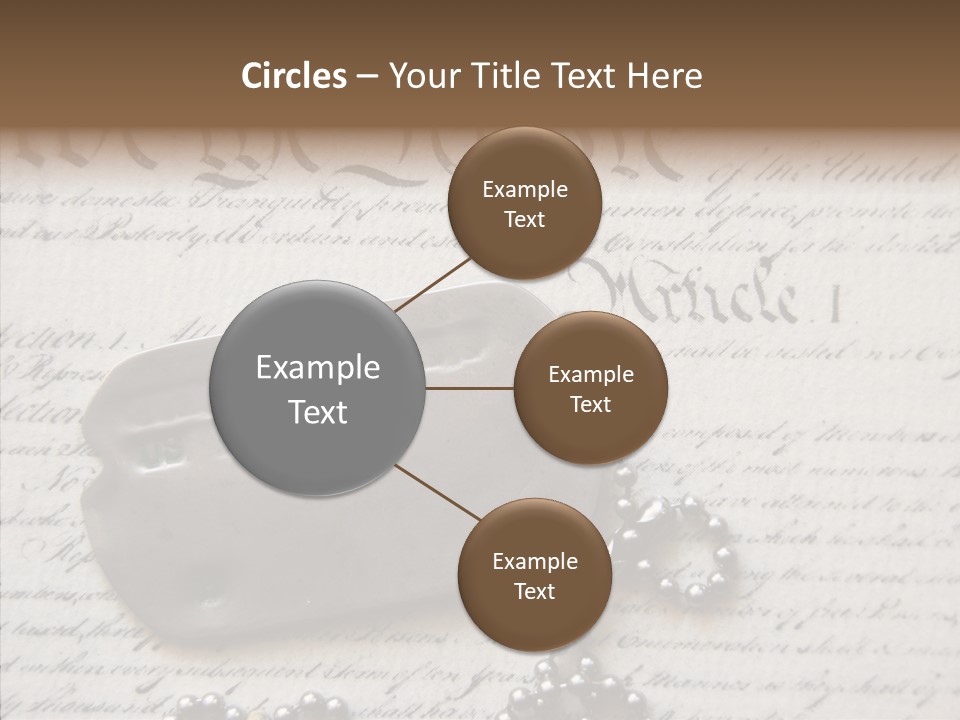 Helping Hand Grandmother Human PowerPoint Template