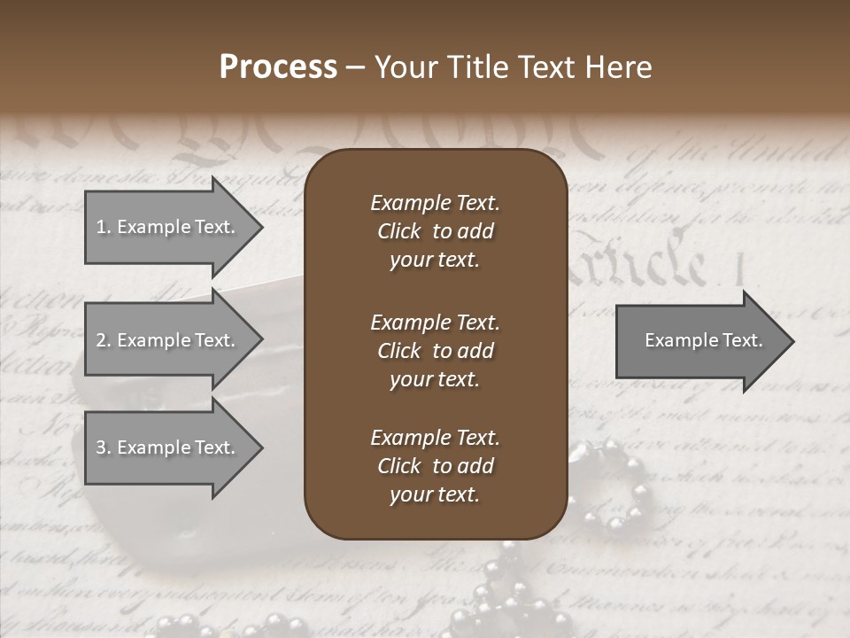 Helping Hand Grandmother Human PowerPoint Template