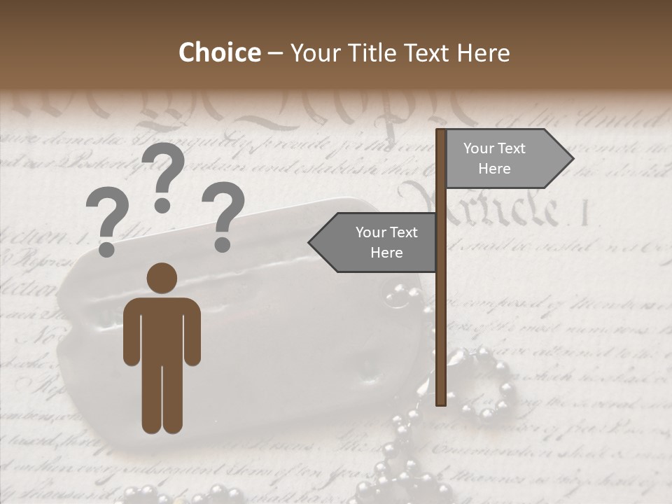 Helping Hand Grandmother Human PowerPoint Template