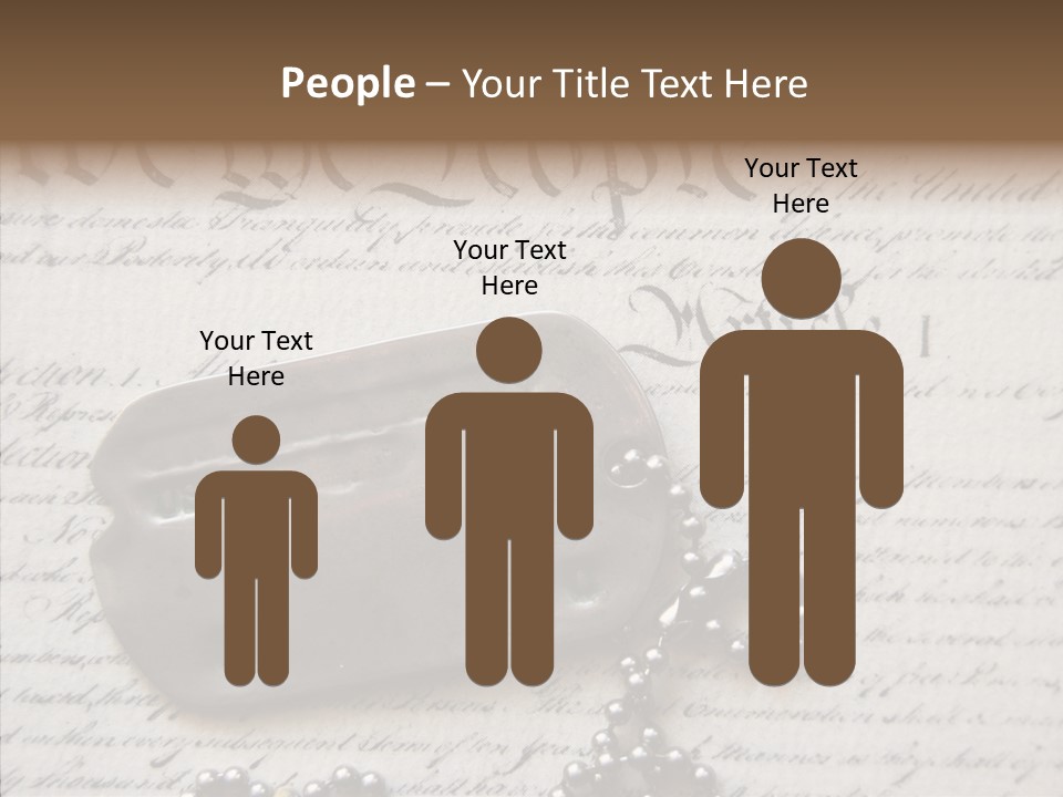 Helping Hand Grandmother Human PowerPoint Template