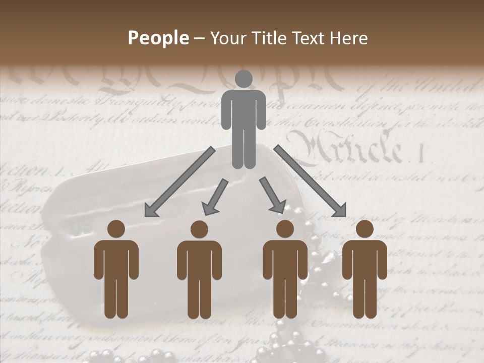 Helping Hand Grandmother Human PowerPoint Template