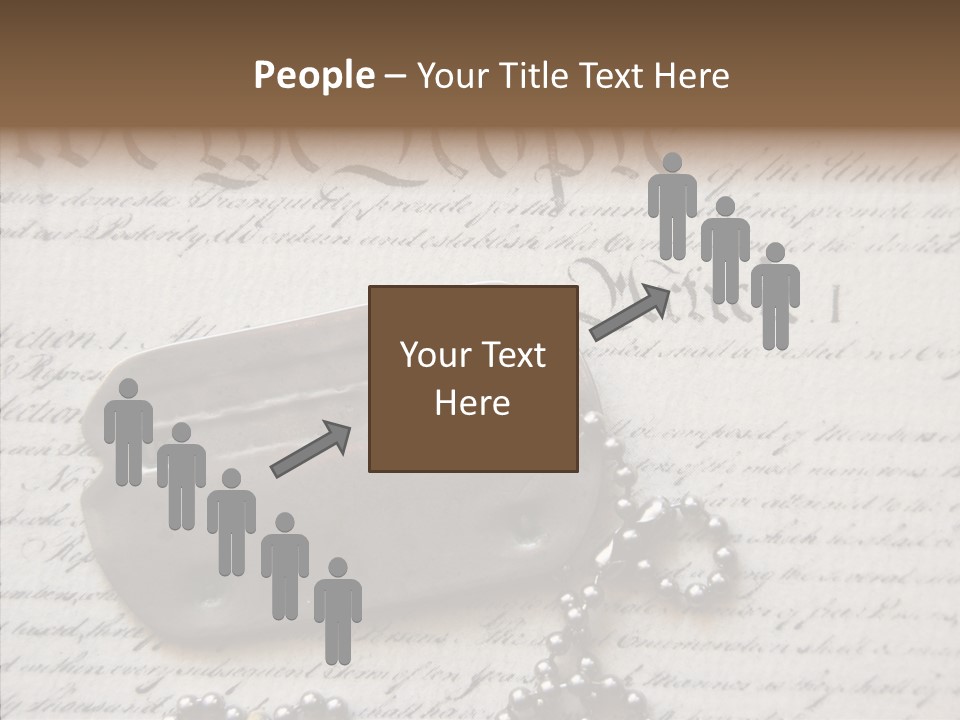 Helping Hand Grandmother Human PowerPoint Template