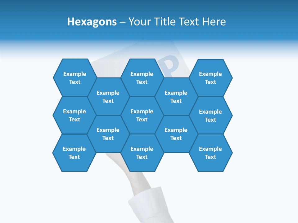 Helping Hand Finger Senior PowerPoint Template