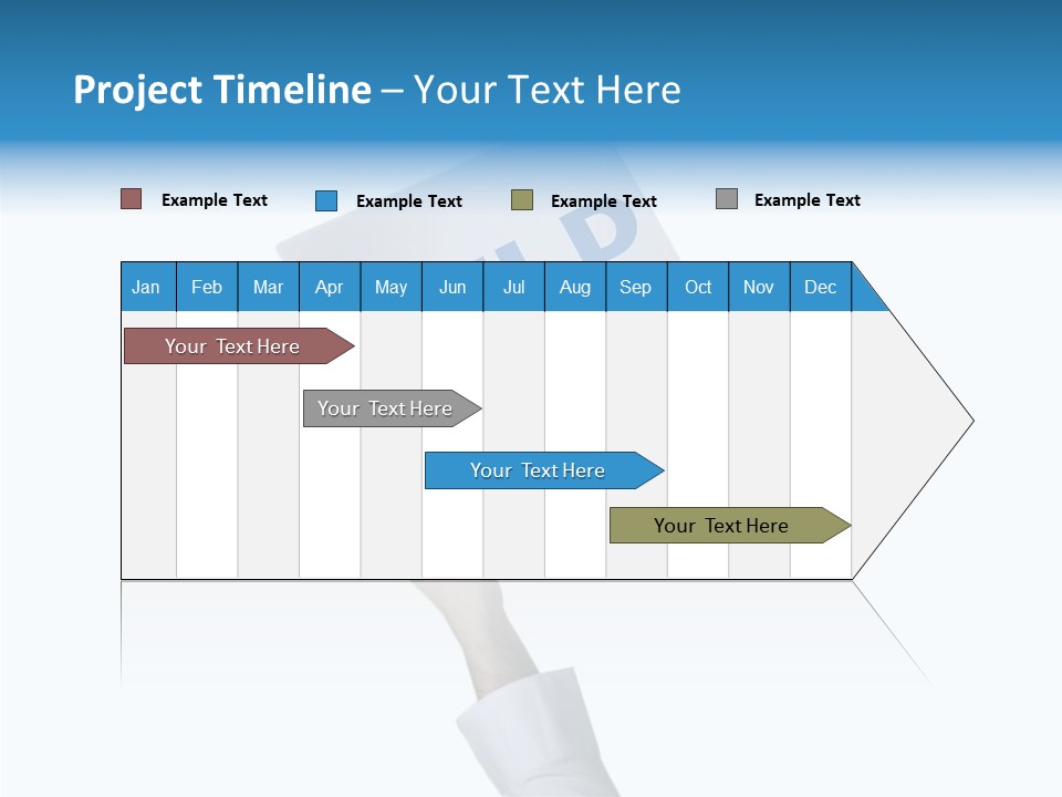 Helping Hand Finger Senior PowerPoint Template