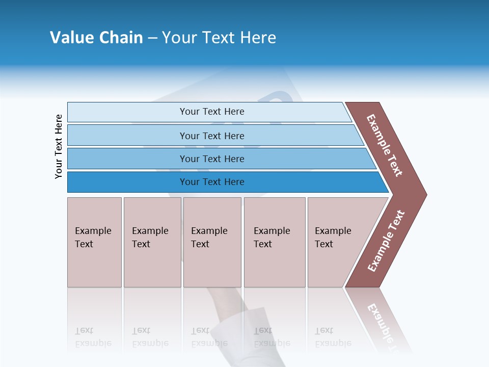 Helping Hand Finger Senior PowerPoint Template