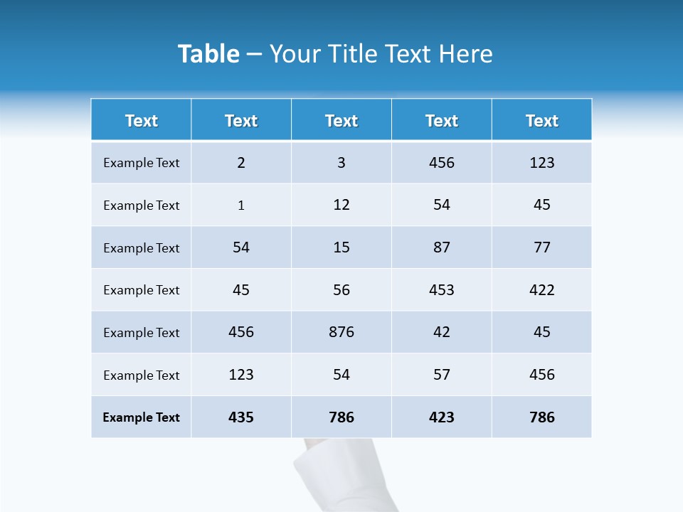 Helping Hand Finger Senior PowerPoint Template