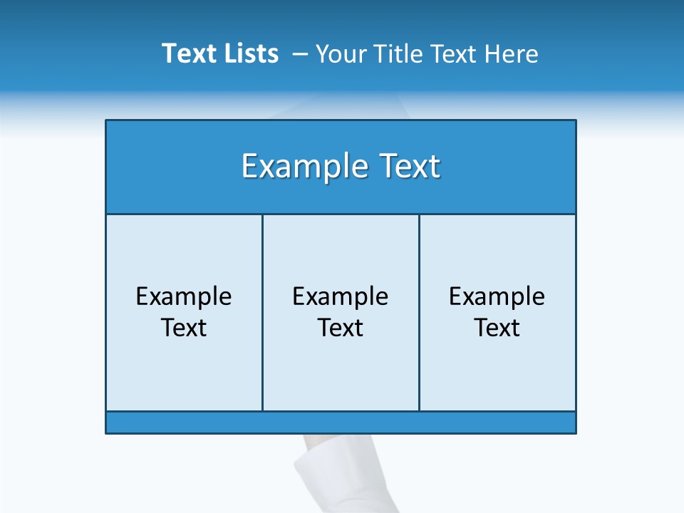 Helping Hand Finger Senior PowerPoint Template