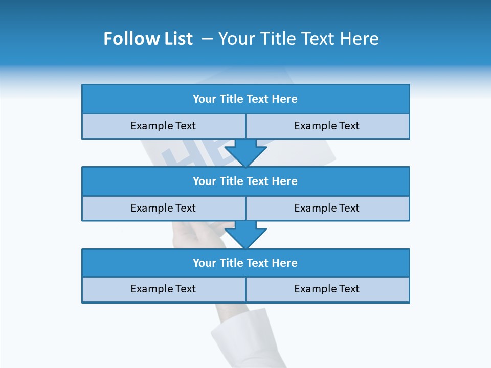 Helping Hand Finger Senior PowerPoint Template
