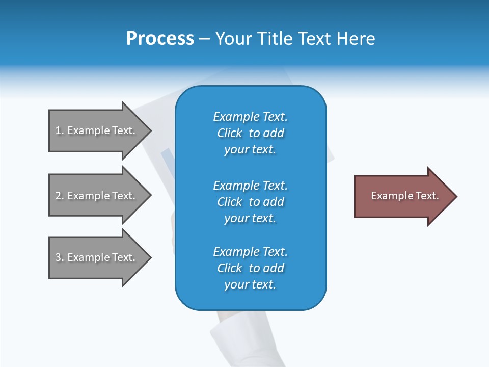 Helping Hand Finger Senior PowerPoint Template