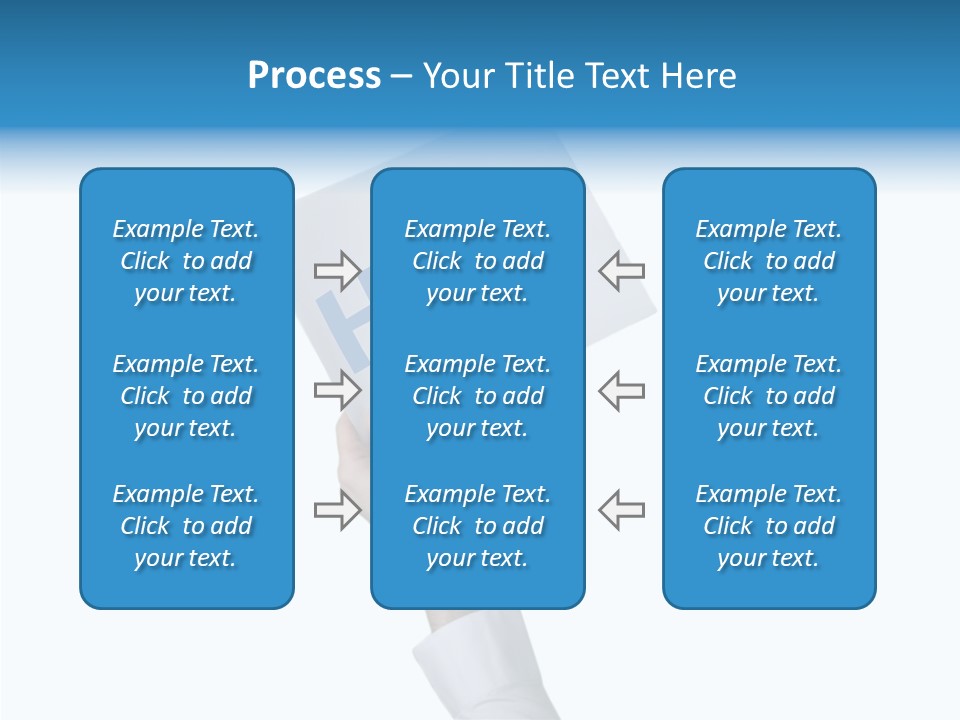 Helping Hand Finger Senior PowerPoint Template