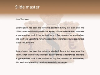 Female Touching Grandmother PowerPoint Template