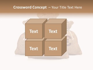 Female Touching Grandmother PowerPoint Template