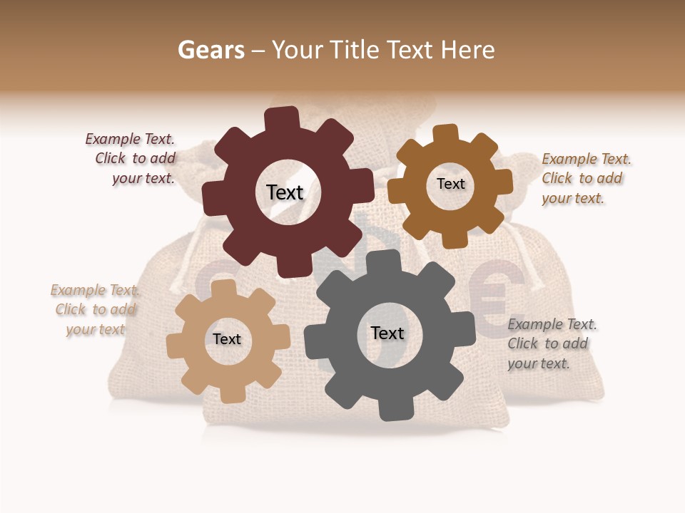 Female Touching Grandmother PowerPoint Template