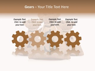 Female Touching Grandmother PowerPoint Template