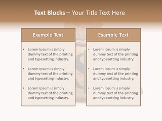 Female Touching Grandmother PowerPoint Template