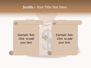 Female Touching Grandmother PowerPoint Template